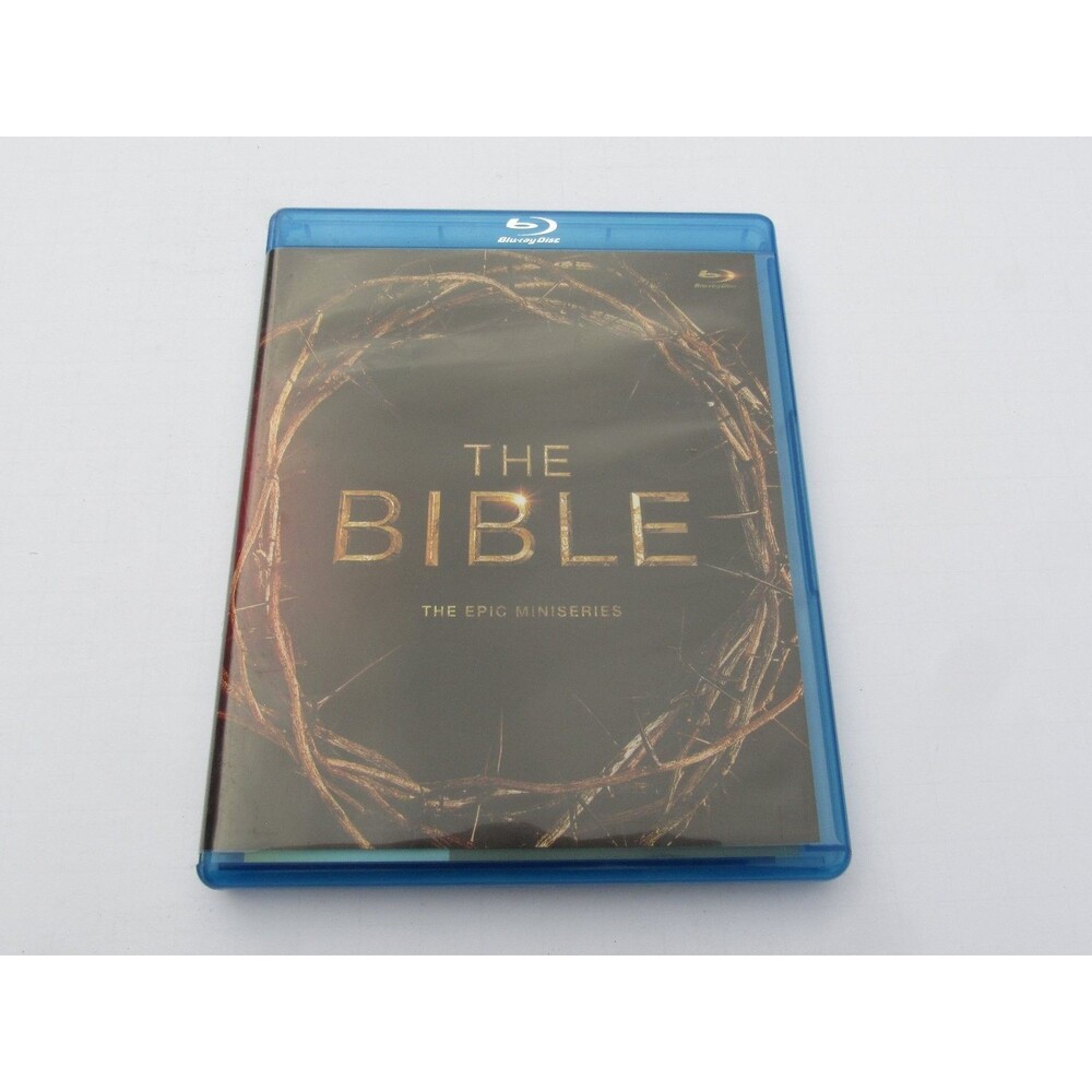 The Bible Blu-ray 2013 The Epic Miniseries 4-Disc Set Roma Downey Mark Burnett